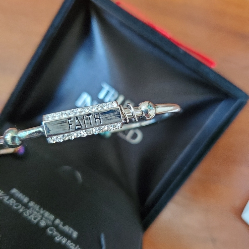 Truly Inspired Faith Bracelet with Swarovski Crystals